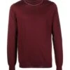 Maison Margiela Wine Red Wool Blend Jumper