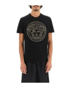Versace Medusa-studded Taylor Fit T-shirt -Italist Clothing Sale 0783171999d29eb0de7c7eff1849edae