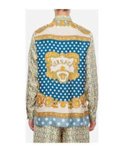 Versace Informal Shirt Combo Logomania + Baroque Pois -Italist Clothing Sale 098e463fb97de0d781ad2ecf31c51979