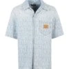 Versace Logo All-over Short-sleeve Shirt