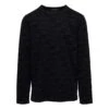 Dolce & Gabbana Black Long Sleeve T-shirt With All-over Logo Print In Cotton Man -Italist Clothing Sale 0ca7562446ebb47e3aa66247c9d75ea3