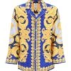 Versace 'barocco 660' Silk Pajama Shirt