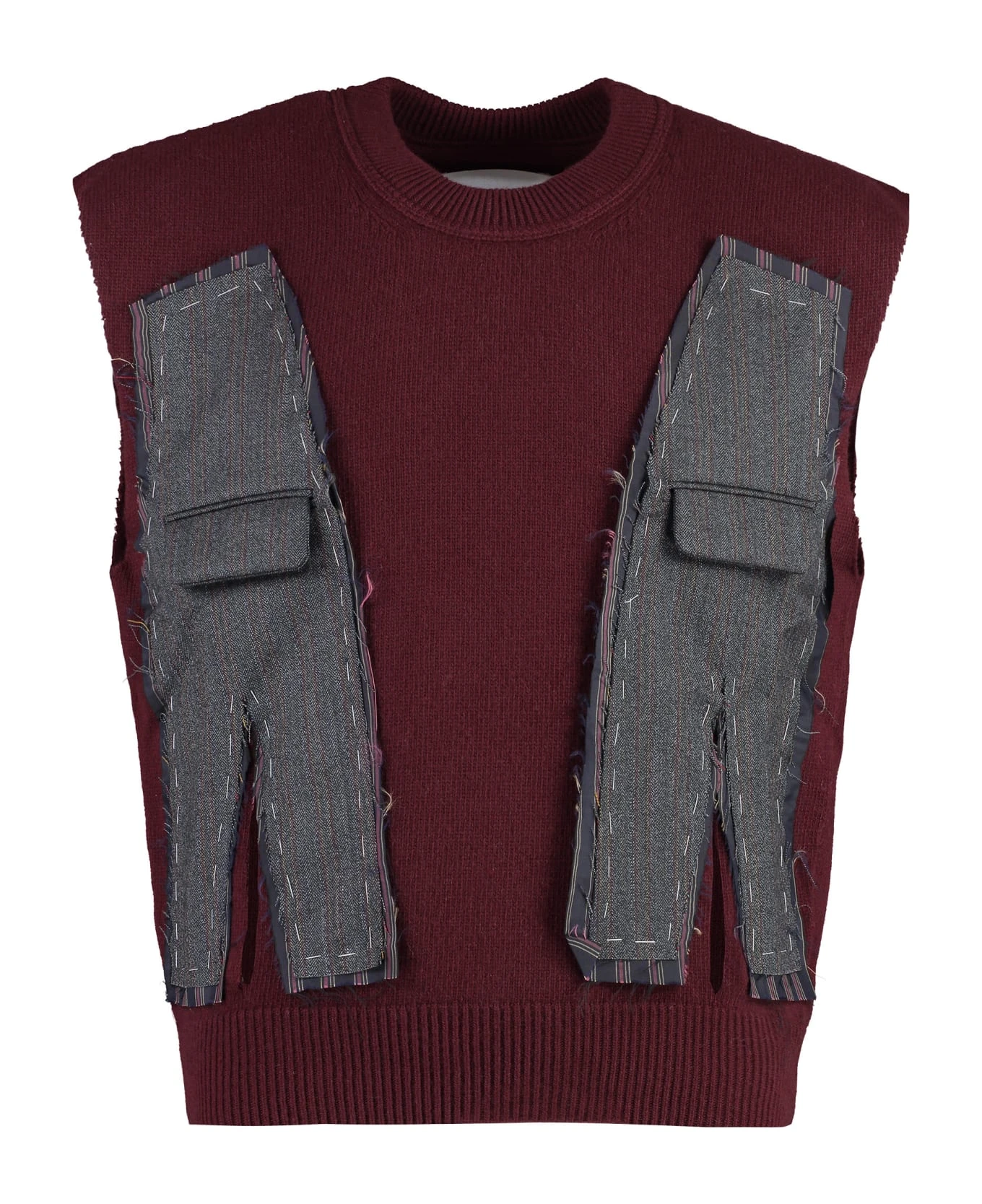Knitted Wool Vest Maison Margiela Knitted Wool Vest -Italist Clothing Sale 14fac335f503b0bcb969a739b2f0529a