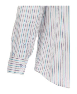Etro Logo Embroidery Striped Shirt -Italist Clothing Sale 1533cdd0db11c269fe75454dff0d9d57