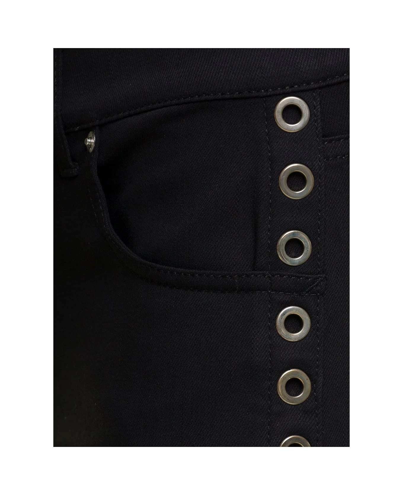 Black Skinny Jeans With Eyelet Detailing In Cotton Denim Man Alexander Mcqueen Black Skinny Jeans With Eyelet Detailing In Cotton Denim Man Alexander Mcqueen -Italist Clothing Sale 170f40a4372398d4d7800534f5d0e12e