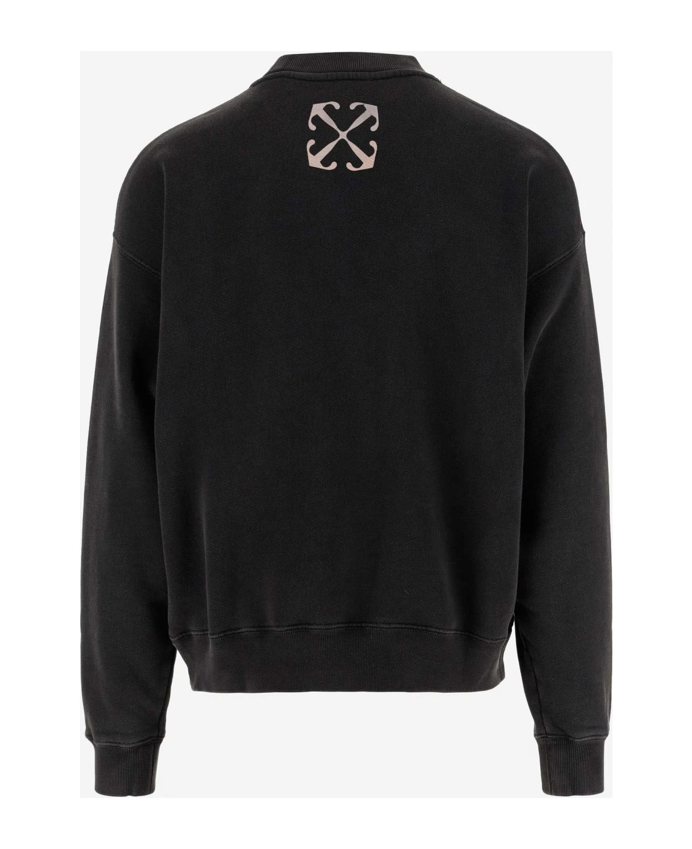 Sweatshirt With Painted Print And Logo Off-White Sweatshirt With Painted Print And Logo -Italist Clothing Sale 17499b91c8d4ab39c82eac83983b5557