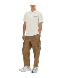 Versace Polo With Logo Embroidery -Italist Clothing Sale 1861b562cd6571e3f03dc0e0aa784117