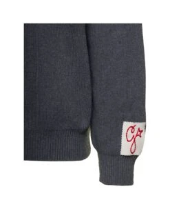 Golden Goose Golden M's Regular Knit Crew Neck Cotton With Logo -Italist Clothing Sale 186de47644fa5f4221f392ccff542861