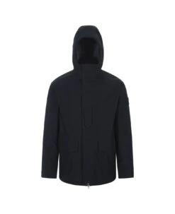 Stone Island Ghost Stretch Multi Layer Fusion Jacket In Navy Blue