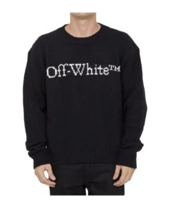 Off-White Big Bookish Chunky Knit Jumper