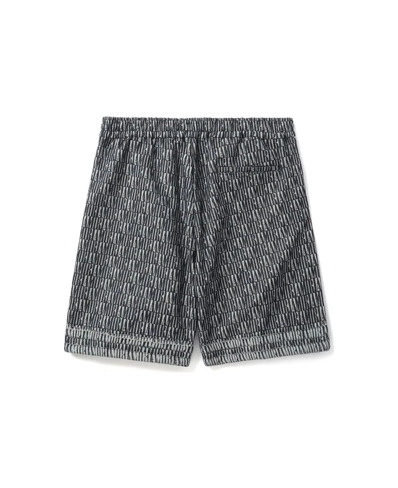 Amiri Jacquard Jersey Shorts In Blue Amiri Jacquard Jersey Shorts In Blue -Italist Clothing Sale 209ef30e3a7c23161a32d15f2bb93768 1