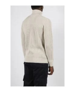 Stone Island Ribbed Turtleneck Sweater 5 Stone Island Ribbed Turtleneck Sweater -Italist Clothing Sale 2311d8d679cb6ed78b599122b269a9af