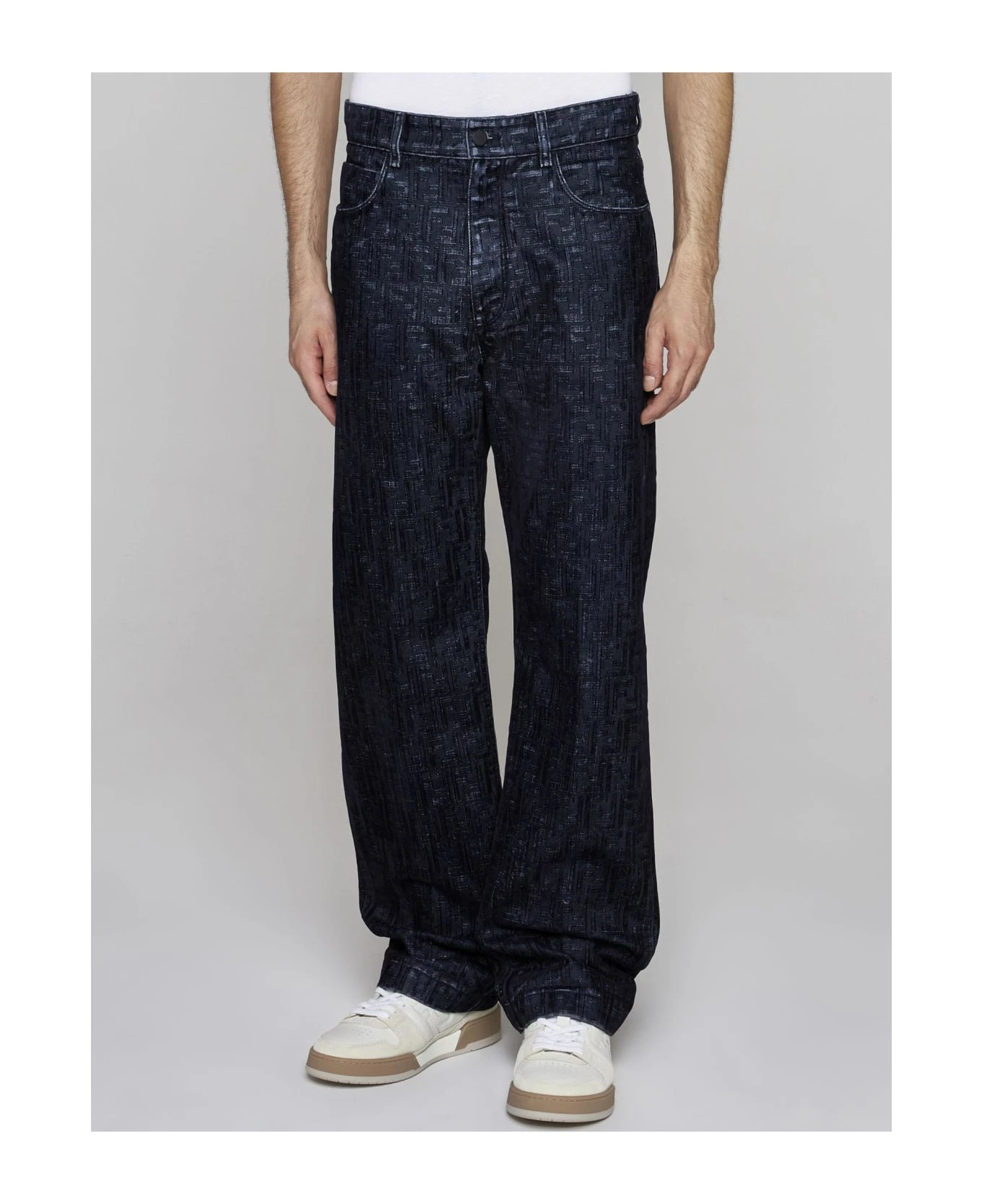 Ff Lame' Denim Jeans FENDI Ff Lame' Denim Jeans -Italist Clothing Sale 24eb7f272987d9fa1721a2dede9fa529