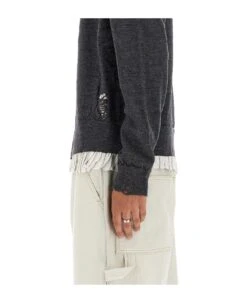 Maison Margiela Distressed Cardigan -Italist Clothing Sale 25e73147f1ce987ab43e0c7a9cde2dac