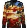Dolce & Gabbana Hawaii Print Nylon Shirt -Italist Clothing Sale 276fe4dd0c16139ff691f3c021fd98b1