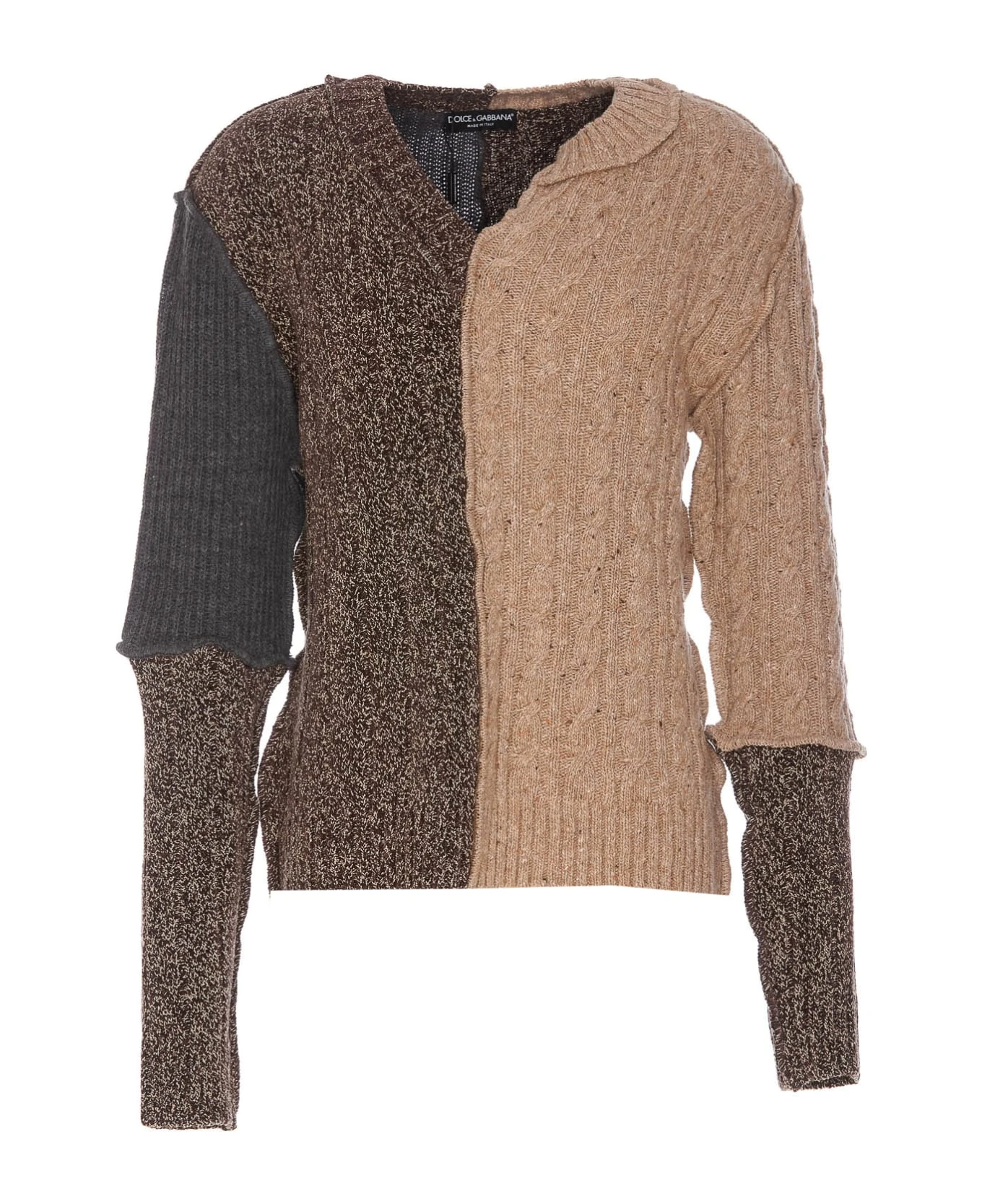 Patchwork Sweater Dolce & Gabbana Patchwork Sweater -Italist Clothing Sale 281ad38e490bbfd7a5b12b46e0f9e73b