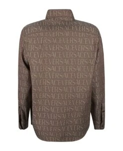 Versace Logo Monogram Print Shirt -Italist Clothing Sale 2898657336525782c42de3e2f9602a27