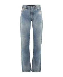 Maison Margiela Destroyed Straight Leg Jeans