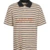 Lanvin Logo Embroidered Shortsleeved Polo Shirt