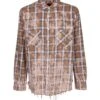Amiri Logo-print Bleached Flannel Shirt -Italist Clothing Sale 2ada49aad28fe38d2776b0bb22a046db