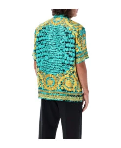Versace Baroccodile Silk Bowling Shirt 3 Versace Baroccodile Silk Bowling Shirt -Italist Clothing Sale 2ea5ed9032d3d8a62067bf7e5f6c2dce