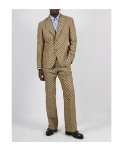 Gucci Gg Supreme Linen Pants -Italist Clothing Sale 302bba2eb4948f30bd04fbc2176d5e5d