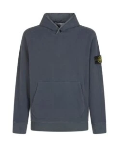 Stone Island Compass Patch Long-sleeved Hoodie