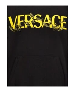 Versace Embroidered Logo Hoodie -Italist Clothing Sale 36f83b2dced24c7c7231b73f7ee5627f