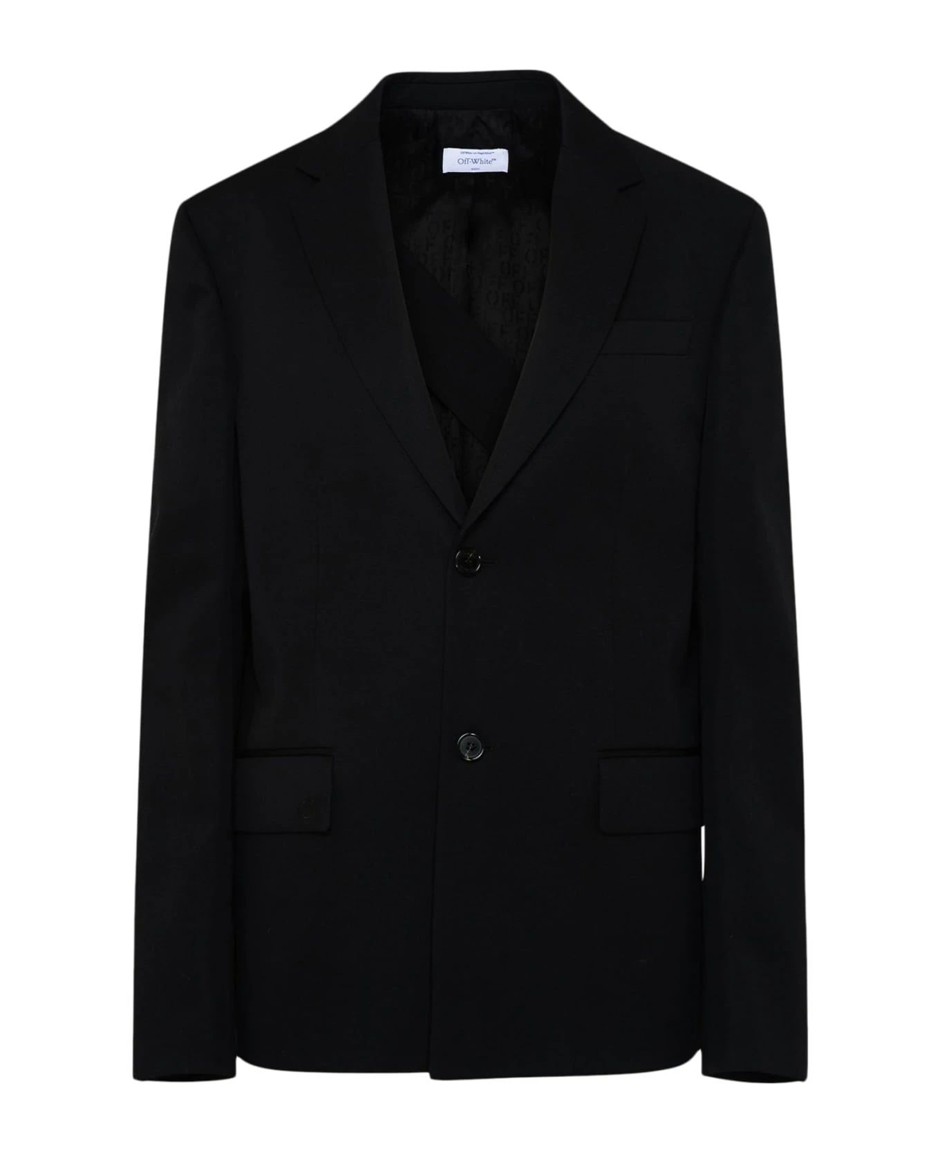 Ow Emb Wo Strap Relax Sb Jkt Black Black Off-White Ow Emb Wo Strap Relax Sb Jkt Black Black -Italist Clothing Sale 39e2752691008490ae298e862b92edf3