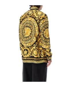 Versace Barocco Silk Shirt 3 Versace Barocco Silk Shirt -Italist Clothing Sale 39f58277a2a6a55b12643a00337b9ea7