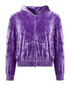 Balenciaga Sequin Velvet Hoodie