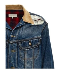 Maison Margiela Denim Jacket X Pandleton -Italist Clothing Sale 3d785018ec1abcb66a1e0a837e8fcc87