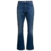 Alexander McQueen Blue Flared Jeans With Logo Patch In Cotton Denim Man -Italist Clothing Sale 3e43f06a45870c9d44e4c8d6c1778511