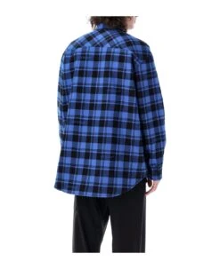 Off-White Flann Padded Overshirt -Italist Clothing Sale 3e4b2a4e9084e187cf97ec040e8be3ea