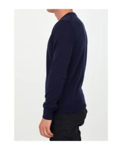 Maison Margiela Blue Cashmere Jumper -Italist Clothing Sale 4095acc7b888cb40339e051e749138aa