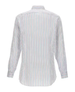 Etro Logo Embroidery Striped Shirt -Italist Clothing Sale 4325896ed43f6848d7bcf9b48aa7fafb