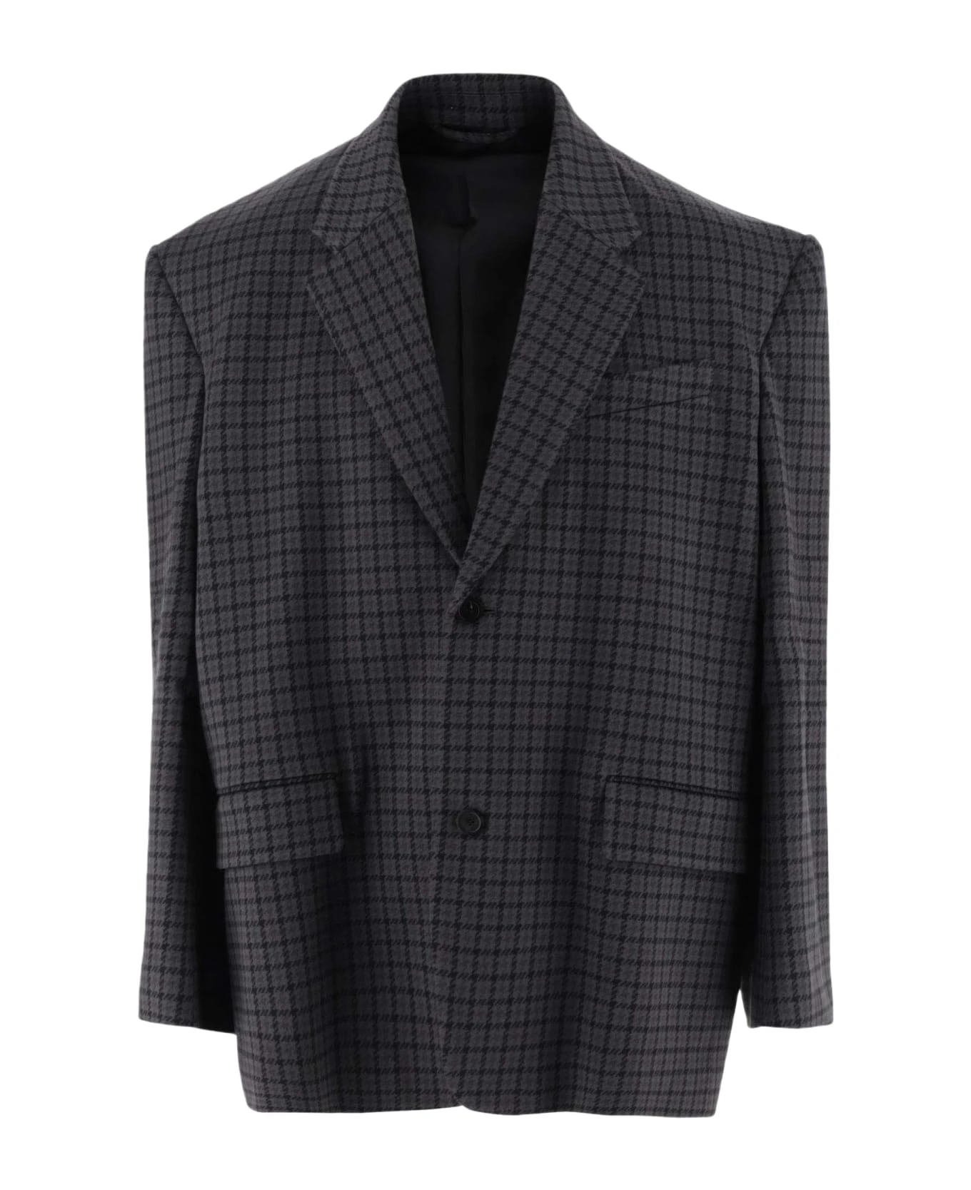 Oversized Blazer With Houndstooth Pattern Balenciaga Oversized Blazer With Houndstooth Pattern -Italist Clothing Sale 466ec25adbcfb4b5e91b18cfb7cf5f64