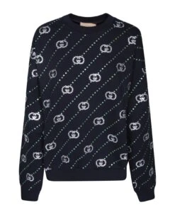 Gucci Gg Crossover Crystals Sweatshirt