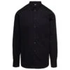 'gold' Black Long Sleeves Shirt In Cotton Popline Man Dolce & Gabbana