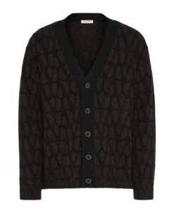 Valentino Garavani Cardigan Toile Iconographe Lana Toile Iconographique