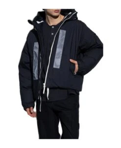 Stone Island Logo Printed Zip-up Padded Jacket -Italist Clothing Sale 4d8265be297a0988da14723d585de427