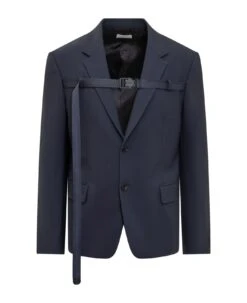 Off-White Blazer With Buckle