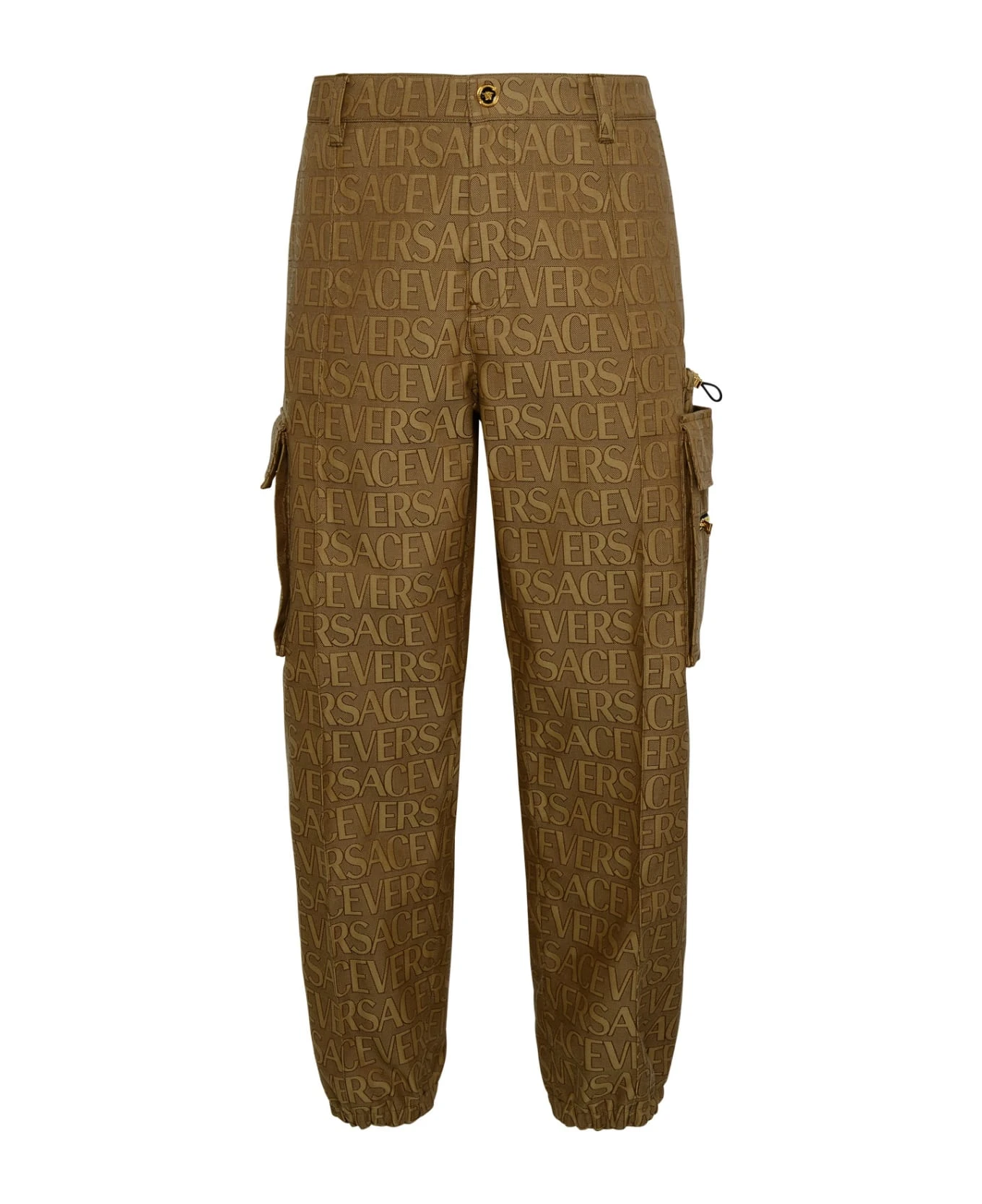 Brown Cotton Blend Pants Versace Brown Cotton Blend Pants -Italist Clothing Sale 4faec6a14e7d97382efd6f143c5685de