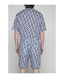FENDI Ff Print Linen Shorts -Italist Clothing Sale 4fb3c69ae14c9b75bc02ff12039b47a5