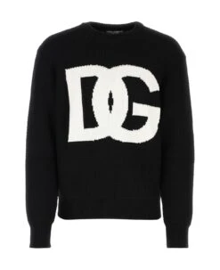 Dolce & Gabbana Black Wool Sweater