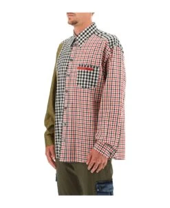Dolce & Gabbana Oversized Gingham Patchwork Shirt 5 Dolce & Gabbana Oversized Gingham Patchwork Shirt -Italist Clothing Sale 51c8389ebaef90ac7e0644911994b361
