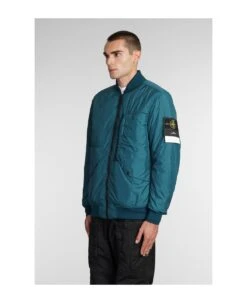 Stone Island Puffer In Green Polyamide -Italist Clothing Sale 52d39c9dad94037a0f52e121838db033