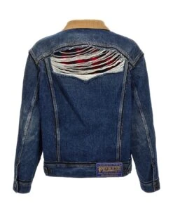 Maison Margiela Denim Jacket X Pandleton -Italist Clothing Sale 543d43dea20973f1d520e3b721f815e1