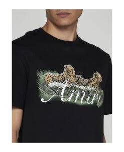 Amiri Cheetah Logo Cotton T-shirt 6 Amiri Cheetah Logo Cotton T-shirt -Italist Clothing Sale 553f9a62897a28d952f8aa61e9d61297