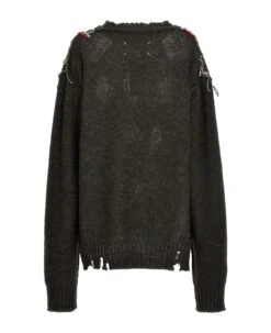 Maison Margiela Argyle Patterned Sweater -Italist Clothing Sale 5608e91f08dcf81951d3ab03553f7b8a